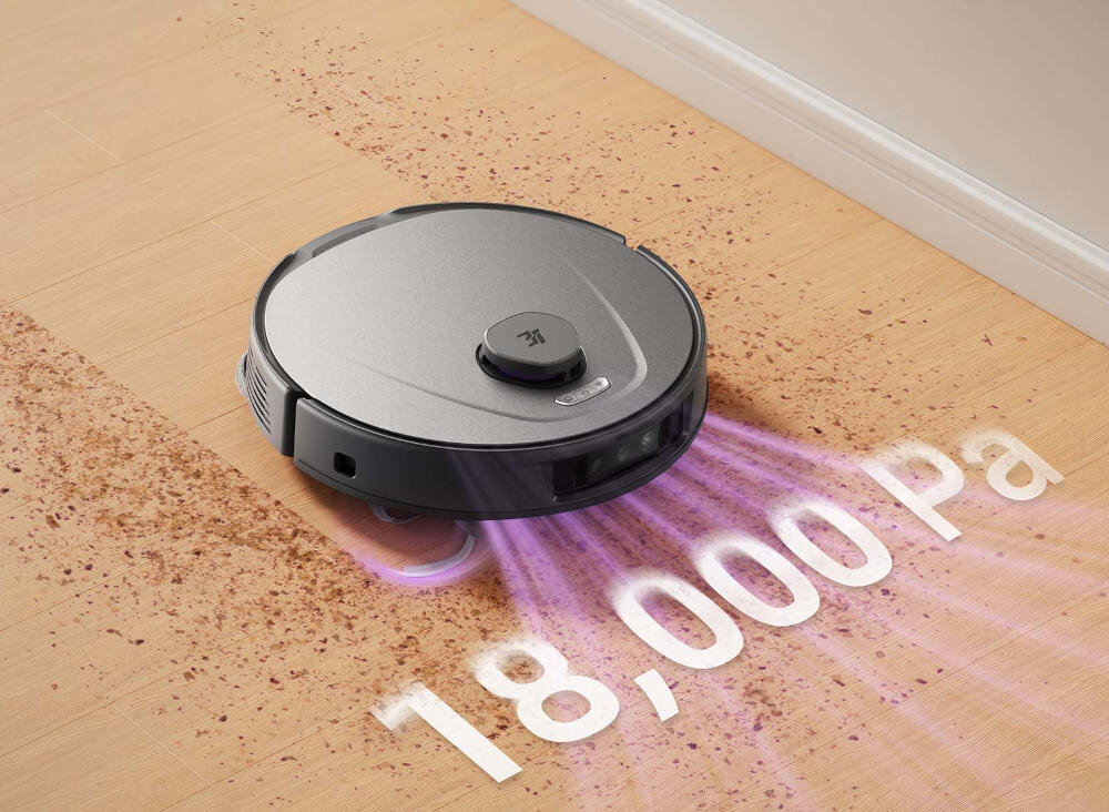 Robot sprzątający 3I P10 Ultra Maksymalna siła odkurzania moc ssania kurz, zabrudzenia i sierść zwierząt