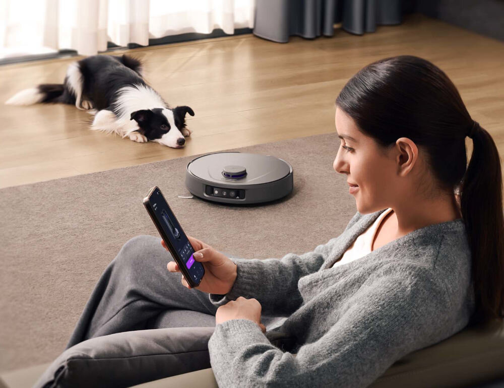 Robot sprzątający 3I P10 Ultra Łatwa obsługa przez aplikację Mobilna aplikacja planowanie stref, harmonogramów i map Integracja z Alexa i Google Assistant