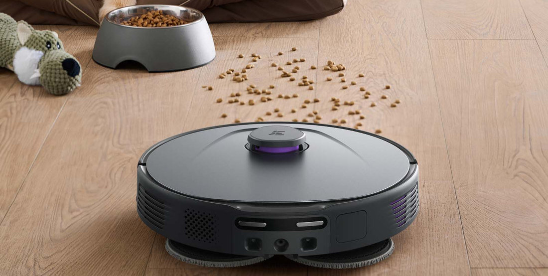 Robot sprzątający 3I P10 Ultra Cicha i wydajna praca poziom hałasu cicha praca spokojne sprzątanie