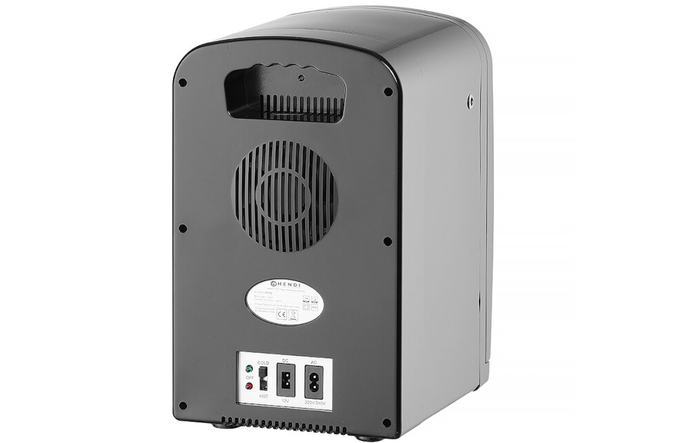 Chłodziarka do mleka HENDI 943434 Czarny Wygodne podłączenie Uniwersalny otwór 7 mm podłączenie przewodu mlecznego do ekspresu