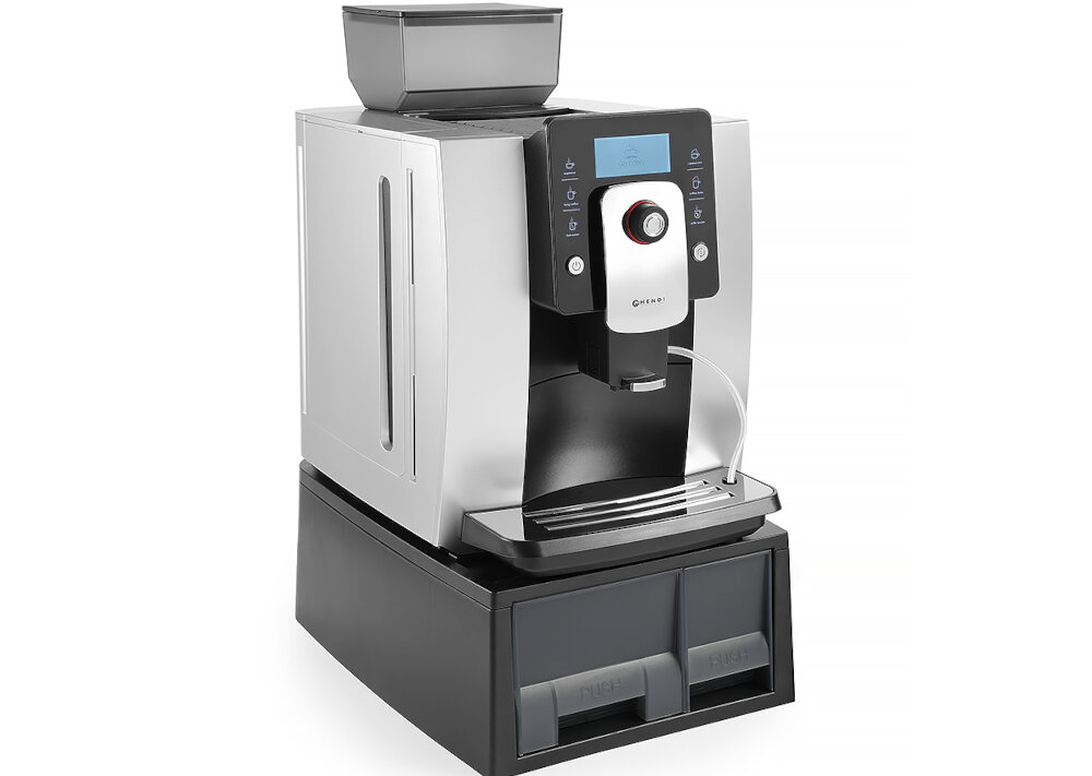 Ekspres HENDI Profi Line 208953 Profesjonalny  Dopasowanie każdej filiżanki Regulowana pojemność napojów ilość gorącej wody czas spieniania mleka precyzja dopasowanie kontrola efekt