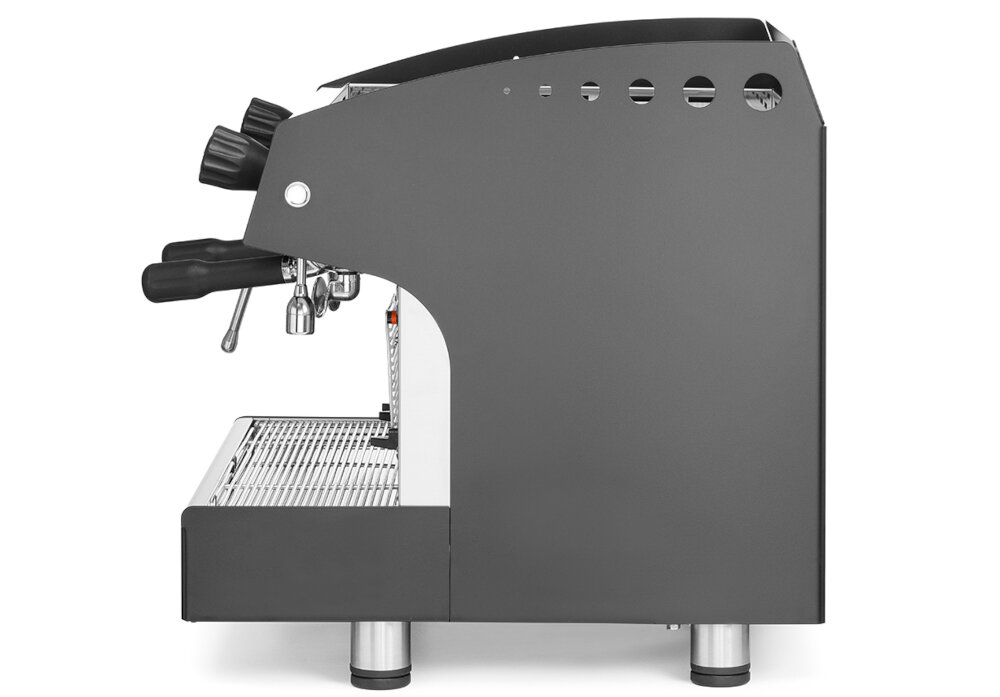 Ekspres HENDI Julia Compact 207499 Czarny Profesjonalny Stabilność i bezpieczeństwo Automatyczne uzupełnianie wody w bojlerze Wskaźnik poziomu wody kontrola zawór bezpieczeństwa ichrona Zasilanie 230 V