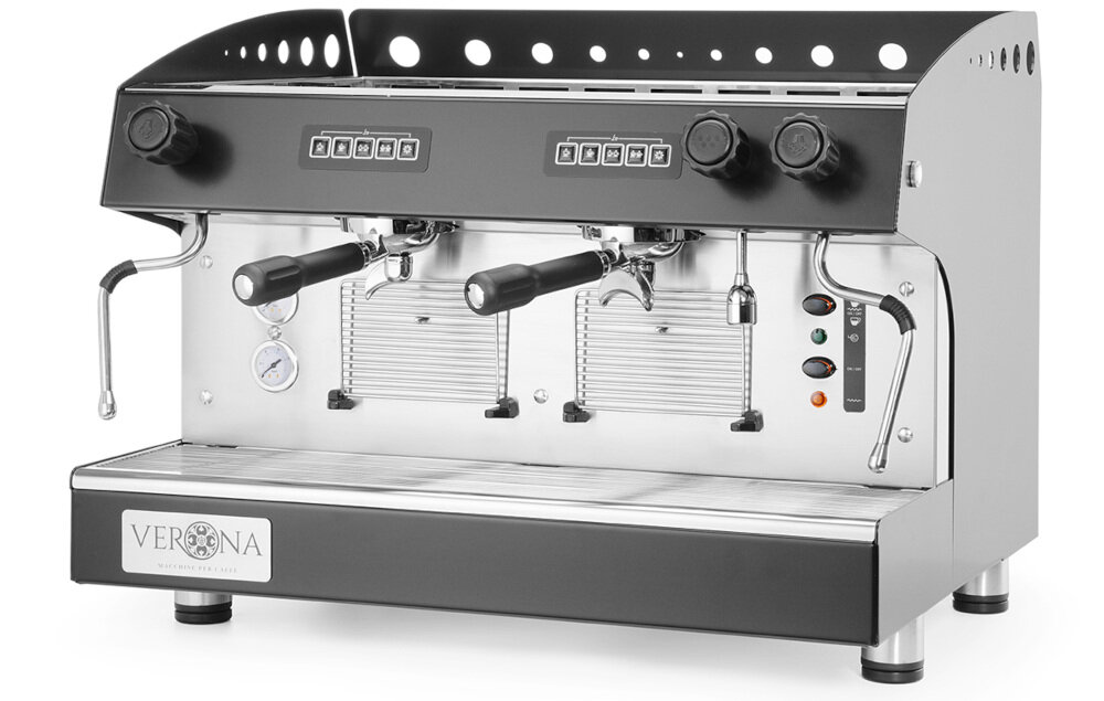 Ekspres HENDI Verona Julia 207581 Czarny Profesjonalny Sprawna praca każdego dnia System automatycznego mycia grup brak potrzeby skomplikowanej instalacji realna oszczędność czasu