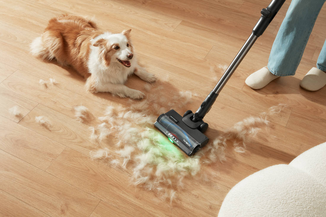 Odkurzacz TINECO Pure One S50 Pro Czystość bez zacięć Szczotka ZeroTangle wygoda komfort minimalizuje potrzebę ręcznego czyszczenia