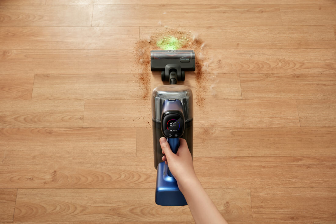 Odkurzacz TINECO Pure One S50 Pro Intuicyjna kontrola pracy Wyświetlacz LED informacja planowanie sprzątanie kontrola funkcjonalność