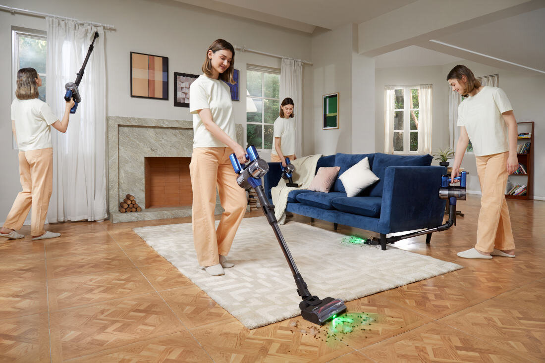 Odkurzacz TINECO Pure One S50 Pro Komfort bez kabla Bezprzewodowa konstrukcja swoboda ruchu swobodę ruchu i brak ograniczeń