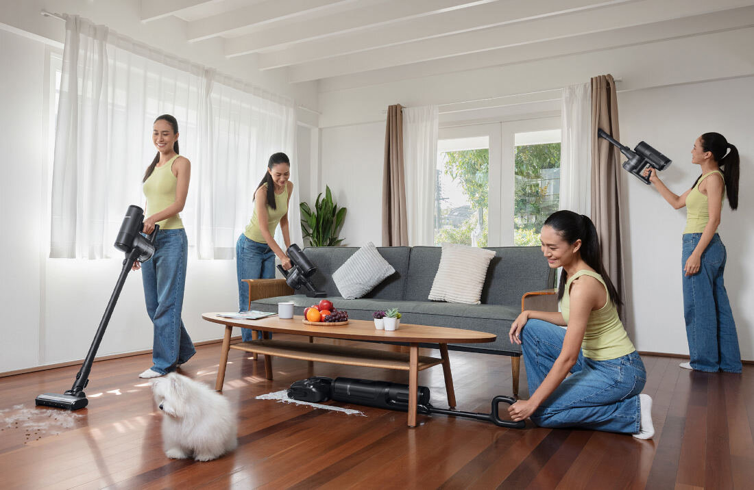 Odkurzacz TINECO Switch S7 Stretch Premium prezentacja design wizualizacja wygląd wsparcie w sprzątaniu