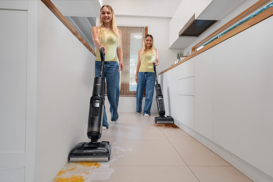 Odkurzacz TINECO Switch S7 Stretch Premium Skuteczne mycie podłóg Funkcja mopowania zabrudzenia  odświeżone i czyste 