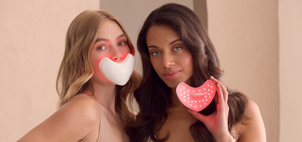 Maska LED SILK-N LumiLips 2 tryby LED, powiększanie, terapia przeciwzmarszczkowa, równomierny kolor i blask