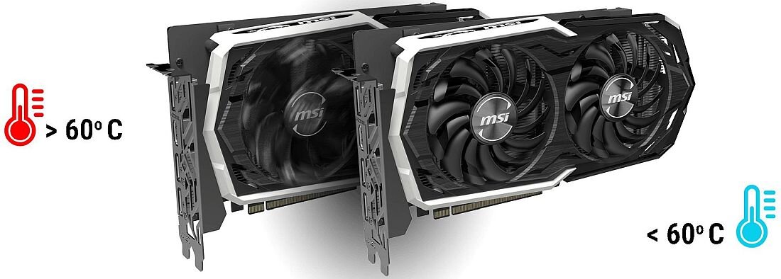 Karta graficzna MSI GeForce GTX 1660 ARMOR 6G OC - ZERO FROZR
