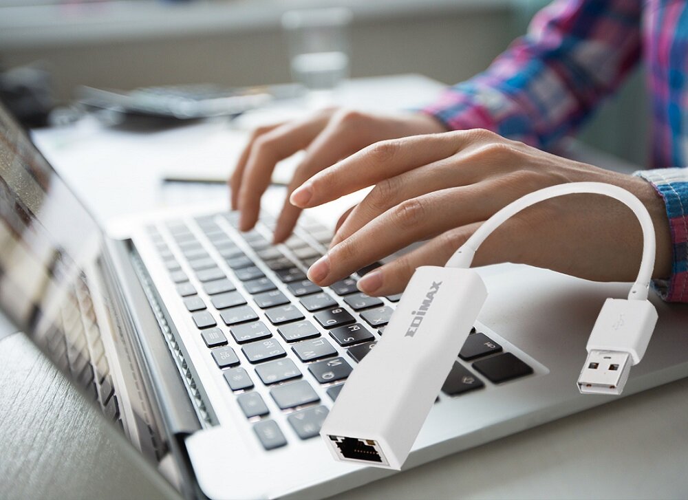 Adapter EDIMAX EU-4208 kompatybilny USB 2.0
