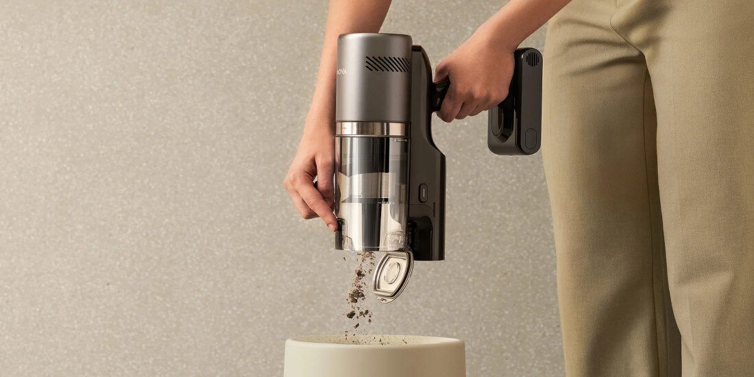 Odkurzacz MOVA i10 Łatwe opróżnianie pojemnika Zbiornik na kurz pojemność szybkie i higieniczne rozwiązanie