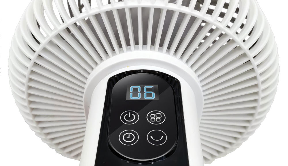 Wentylator LIN FX-08R Biały timer od 1 do 12 godzin automatyczne wyłączenie po upływie określonego czasu komfort oszczędność energii