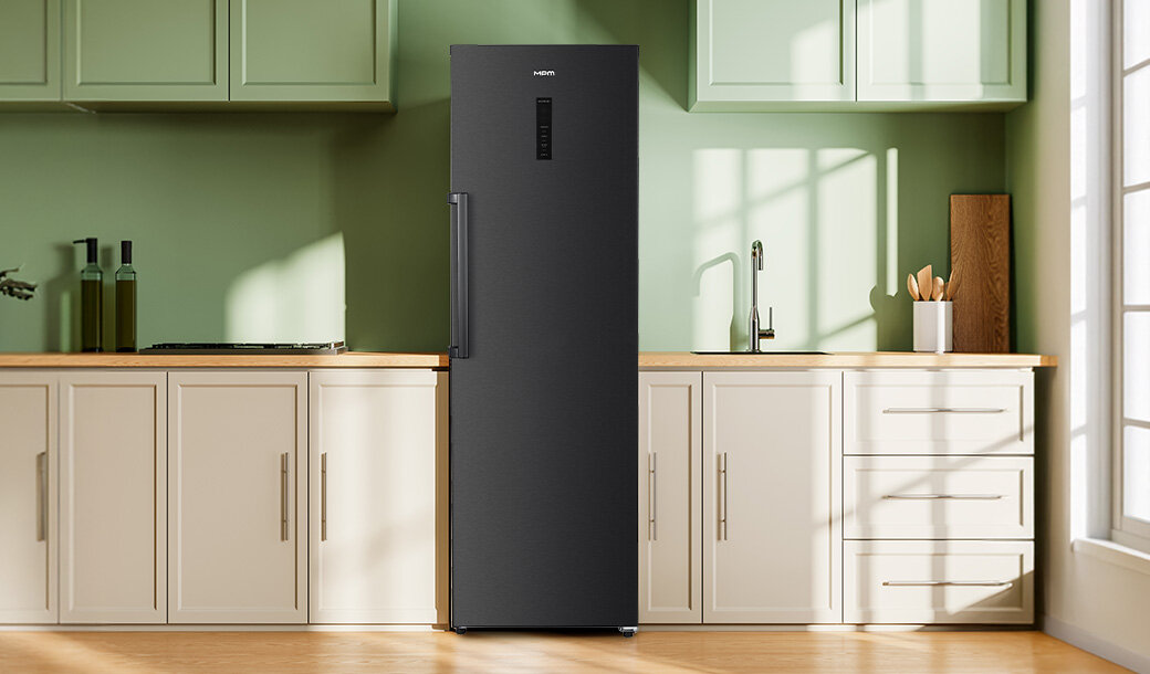 Zamrażarka szufladowa MPM-304-ZF-18/D w jasnej zabudowie kuchennej.