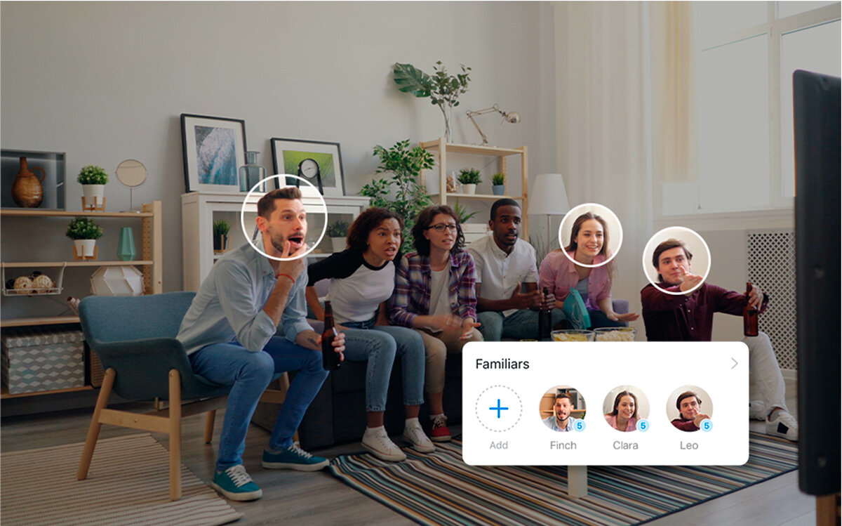 Kamera TP-LINK Tapo C260 Wewnętrzna, Wi-Fi, Kamera obrotowa, AI, twarze, rozpoznawanie, powiadomienia, Funkcja rozpoznawania twarzy konkretnych osób.