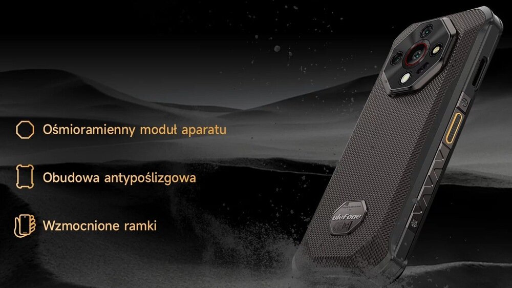 ULEFONE Armor X16 wzmocniona konstrukcja i pewny chwyt