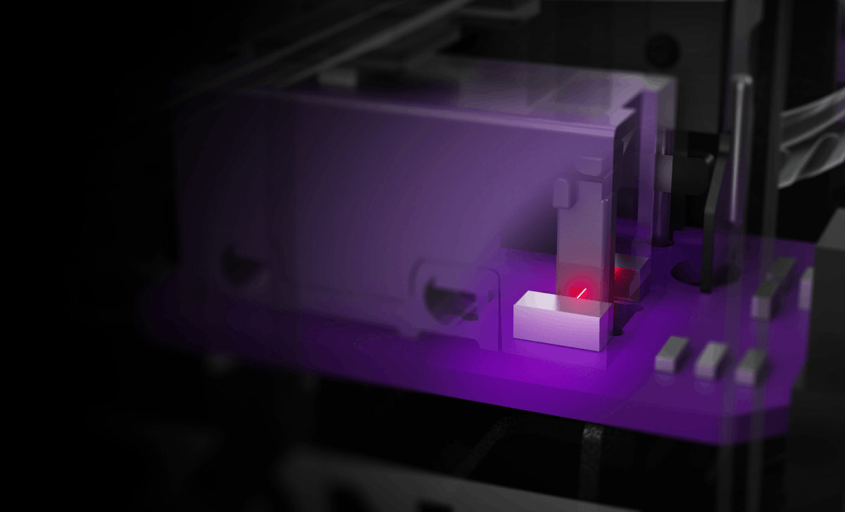 SONY Inzone MSE-G500 INZONE Mouse-A przełączników optycznych braku zużycia mechanicznego opóźnień odbicia podstawie światła - przełacznik z bliska