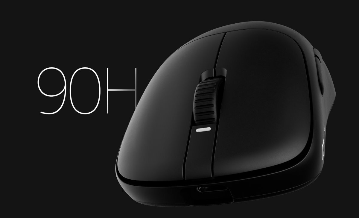 SONY Inzone MSE-G500 długim czasie pracy jednym ładowaniu 90 godzin złącze USB-C - mysz na ciemnym tle