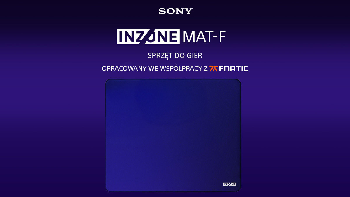 SONY Inzone Mat-F - baner podkladki sony