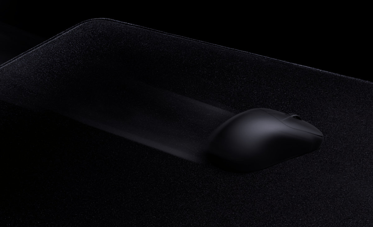 SONY Inzone Mat-F INZONE Mat-F szybki poślizg precyzją zatrzymania Tekstura powierzchni gwałtowne i celowe zatrzymanie Mat-F - mysz na podkładce