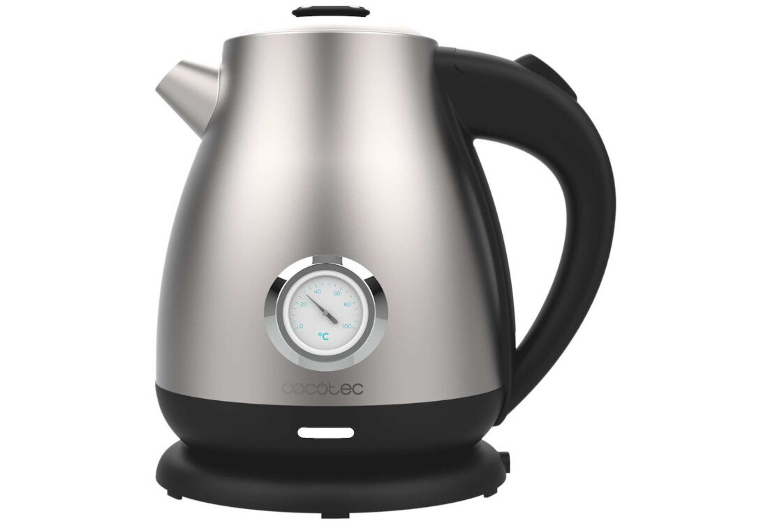 Czajnik CECOTEC Thermosense 620 Retro Steel Łatwa pielęgnacja Filtr antykamienny ułatwienie czyszczenie żywotność Klasyczne wzornictwo w stylu retro stanowi ozdobę każdej kuchni