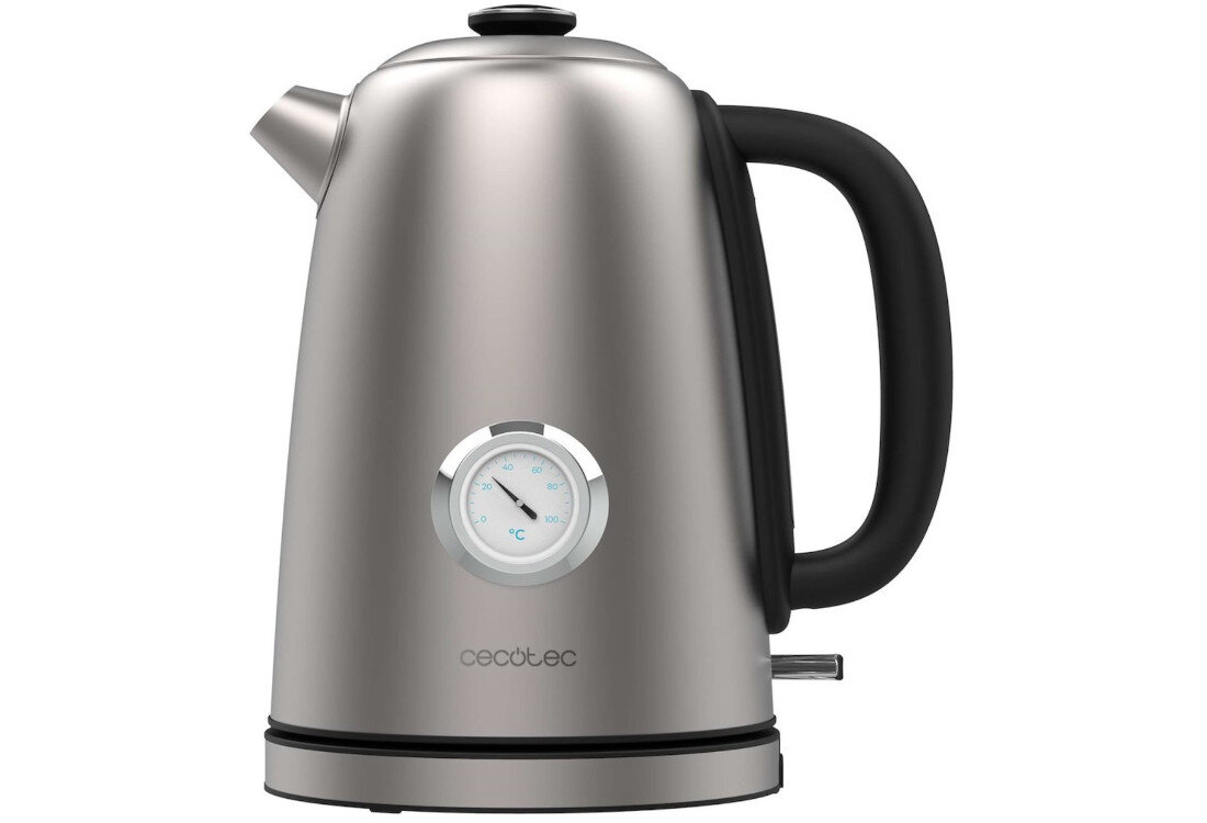 Czajnik CECOTEC Thermosense 620 Vintage Przemyślany design Przemyślana konstrukcja wymiary waga klasyczny design ułatwienie