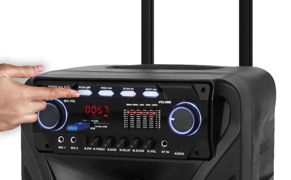 Power audio MANTA SPK 5021 Pro - Muzyka z różnych źródeł