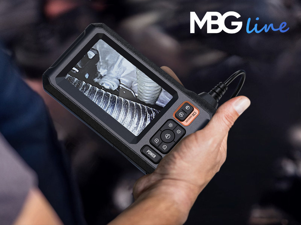 MBG LINE C30-M urzadzenie trzymane w rece, podglad na ekranie