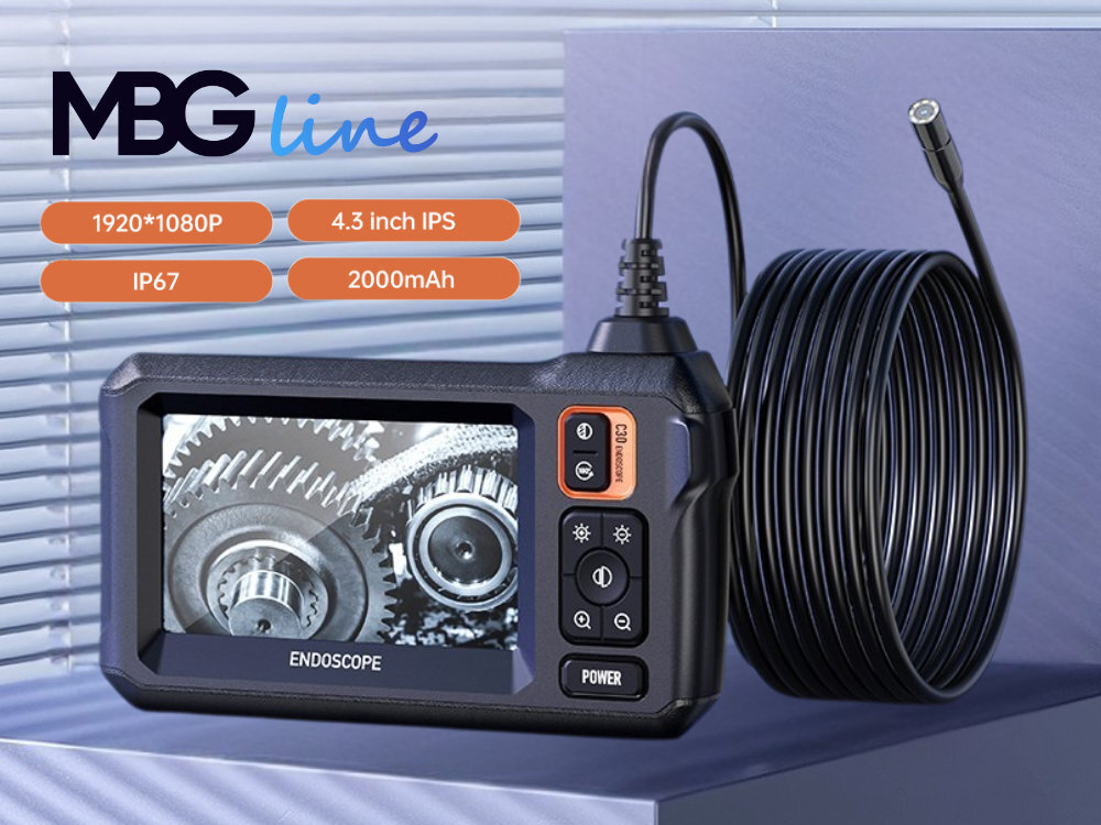 MBG LINE C30-M Obudowa normę IP68 pod wodą lub w zapylonych, wilgotnych miejscach endoskop