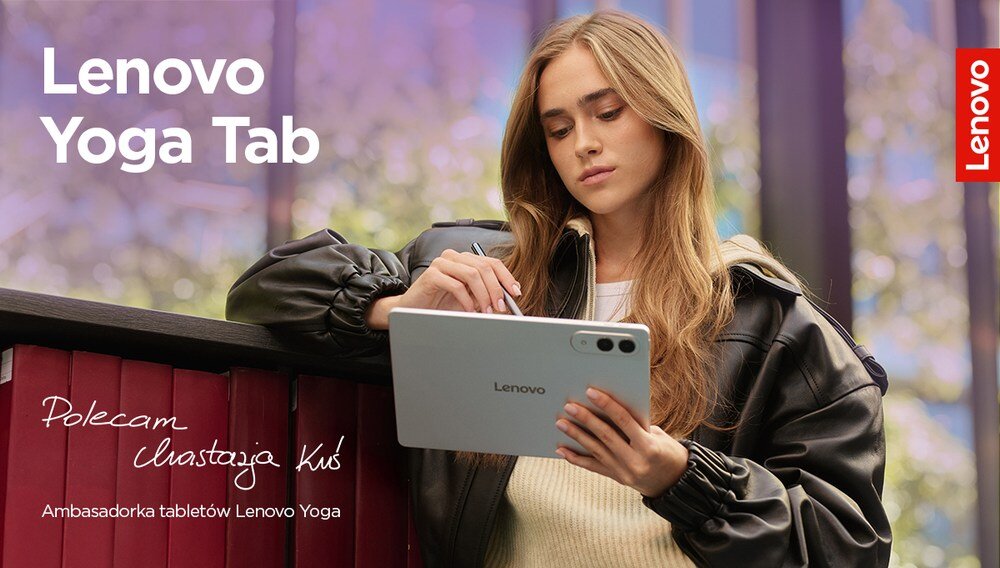 Tablet LENOVO Yoga Tab z ekranem 3.2K PureSight Pro i procesorem Snapdragon 8 Gen 3