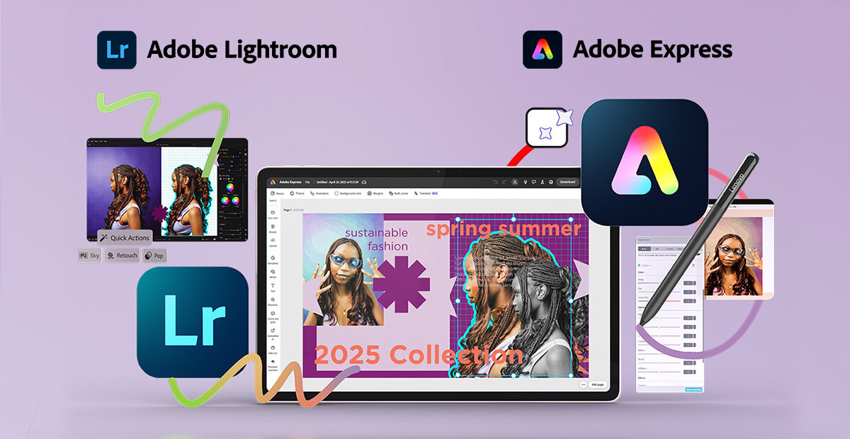 Tablet LENOVO Yoga Tab Adobe Creative Cloud okres próbny aplikacje Premium tworzenie grafiki