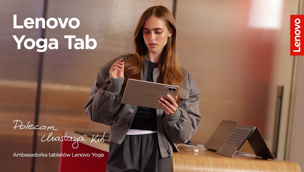 Tablet LENOVO Yoga Tab z ekranem 3.2K PureSight Pro i procesorem Snapdragon 8 Gen 3