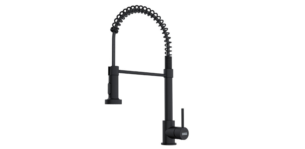 BATERIA KUCHENNA FRANKE  POLA SEMI PRO packshot kolor czarny wytrzymałość funkcjonalność design trwałość niezawodność styl praktyczność