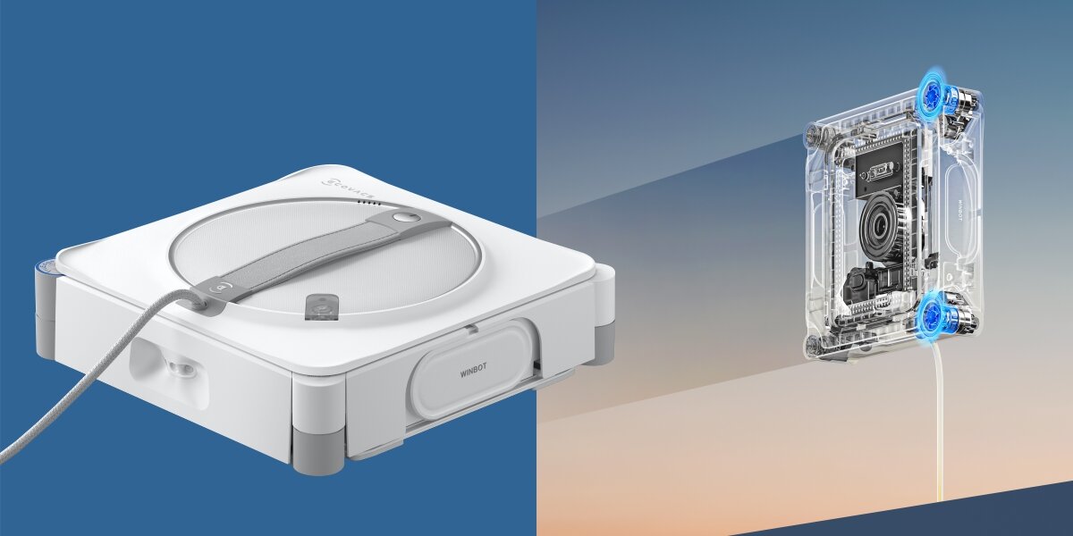 Robot do mycia okien ECOVACS Winbot W2S Omni  Mądre planowanie trasy
