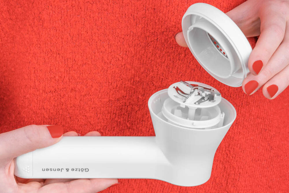 GOLARKA DO UBRAŃ GOTZE & JENSEN LR900 wyglad ostrza siatka zabezpieczenie