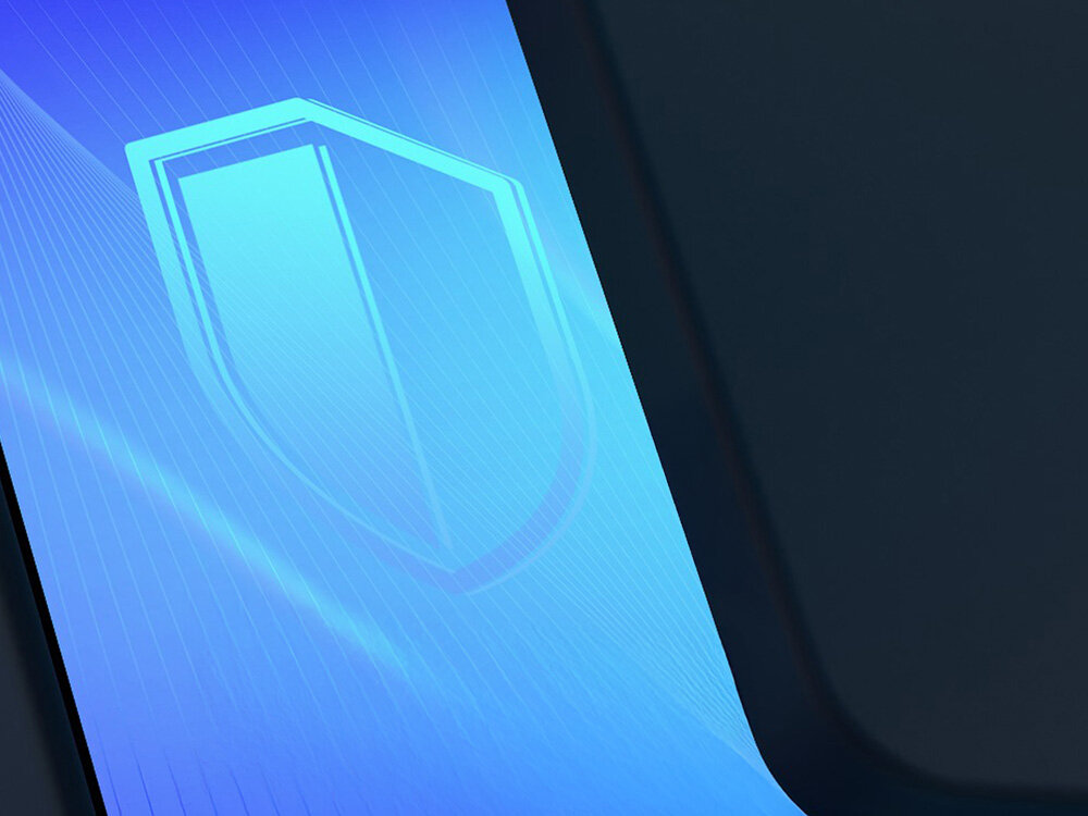 Etui 3MK Matt Case 3MK Matt Case elastycznego materiału TPU przyjemny w dotyku dużą trwałością technologia amortyzująca uderzenia wielu wersjach kolorystycznych - zbliżenie na materiał etui i ekran smartfona