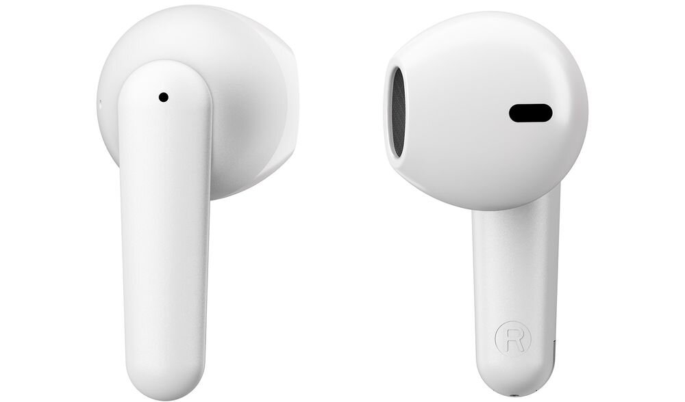 Słuchawki douszne NICEBOY Beans 4 Pop czas pracy 20 godzin akumulator 260 mAh USB-C, słuchawki na białym tle