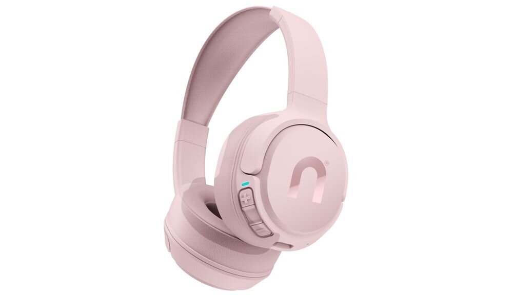 Słuchawki nauszne NICEBOY Hive Prodigy 4 ładowanie USB-C kabel USB-A do USB-C, słuchawki nauszne po skosie na białym tle