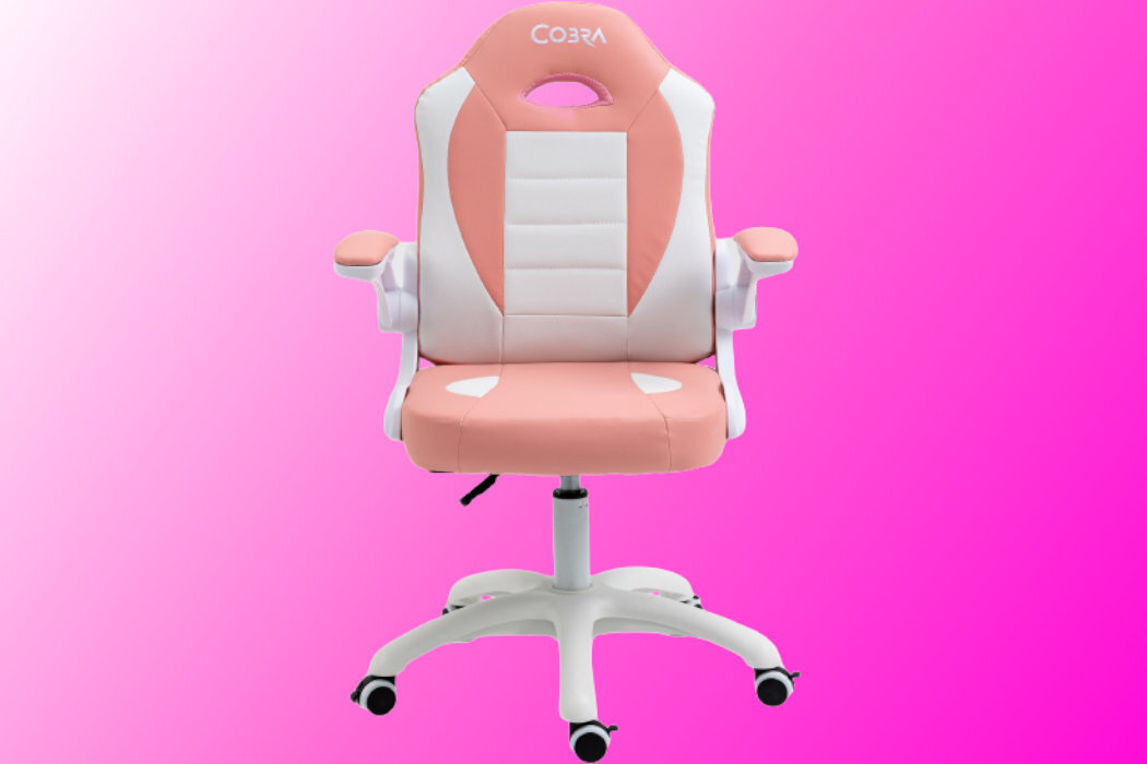 Fotel COBRA Junior Pro Żółto-Czarny dziecko wygoda zabawa komfort nauka wytrzymałość regulacja