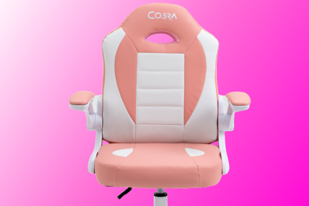 Fotel COBRA Junior Pro Żółto-Czarny dziecko wygoda zabawa komfort nauka wytrzymałość regulacja