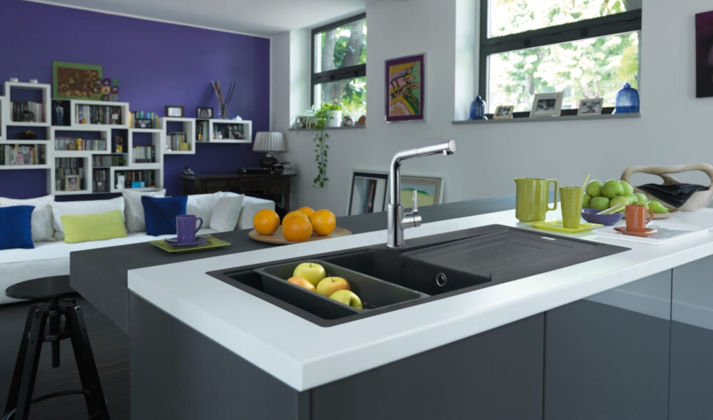 Bateria FRANKE Urban 115.0595.083 Chrom wyciągana wylewka ułatwienie