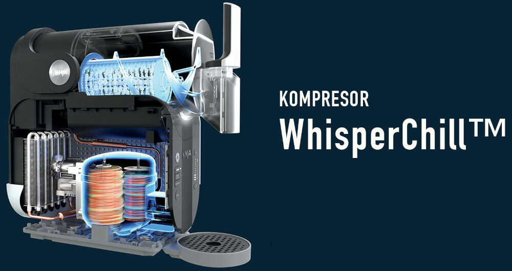 Maszynka do slushy NINJA Slushi FS301EU kompresor WhisperChill cicha praca bez hałasu