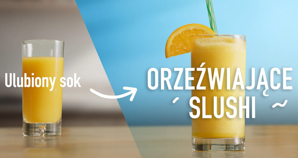 Maszynka do slushy NINJA Slushi FS301EU program Frozen Juice smoothie