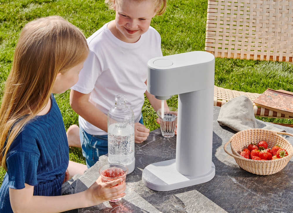 Saturator MYSODA Ruby RB003AL-GG Szary OCHRONA KOMFORT WYGODA