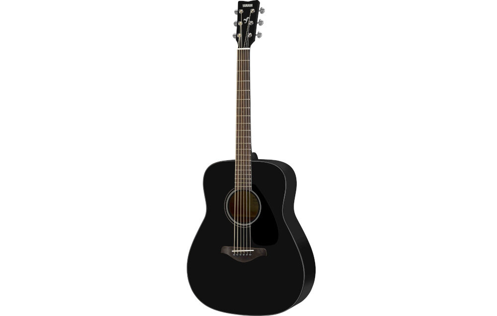 Gitara akustyczna YAMAHA FG800 profilowane ożebrowanie stabilność brzmienia, gitara po skosie od przodu na białym tle