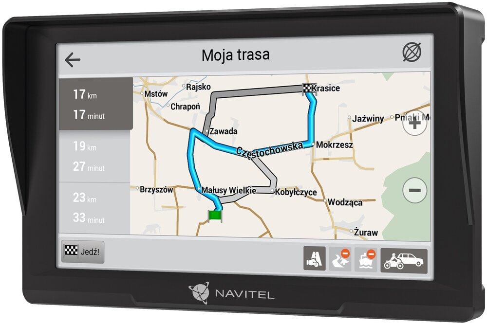 Nawigacja NAVITEL E777 Truck  opcje 