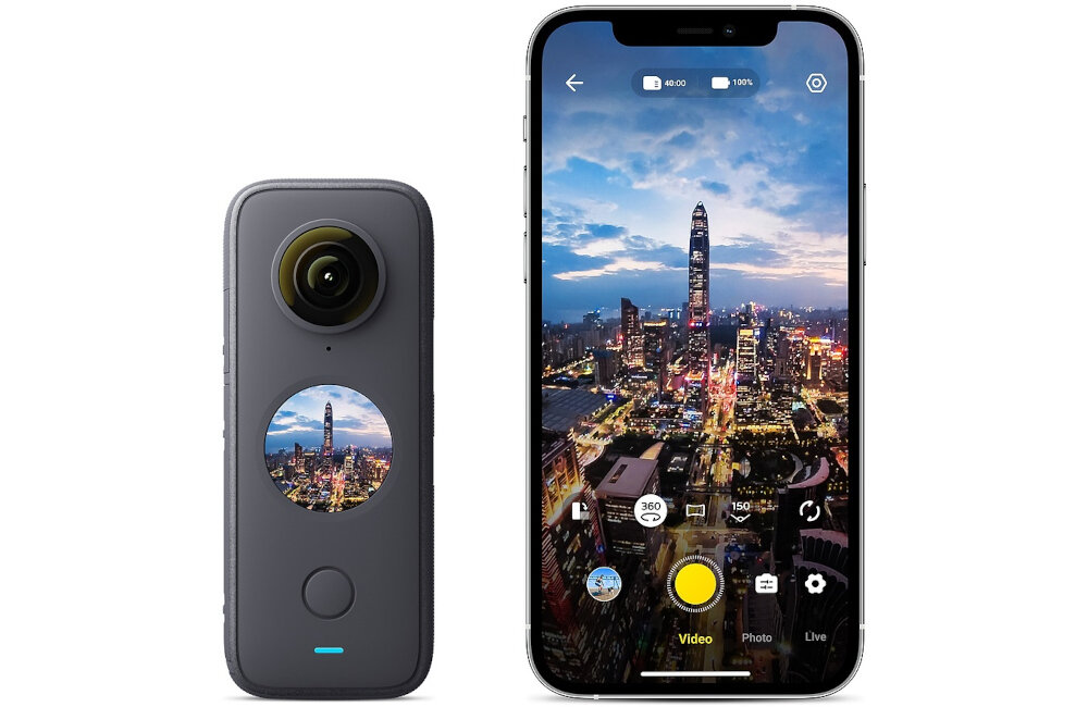 Kamera sferyczna INSTA360 ONE X2 design