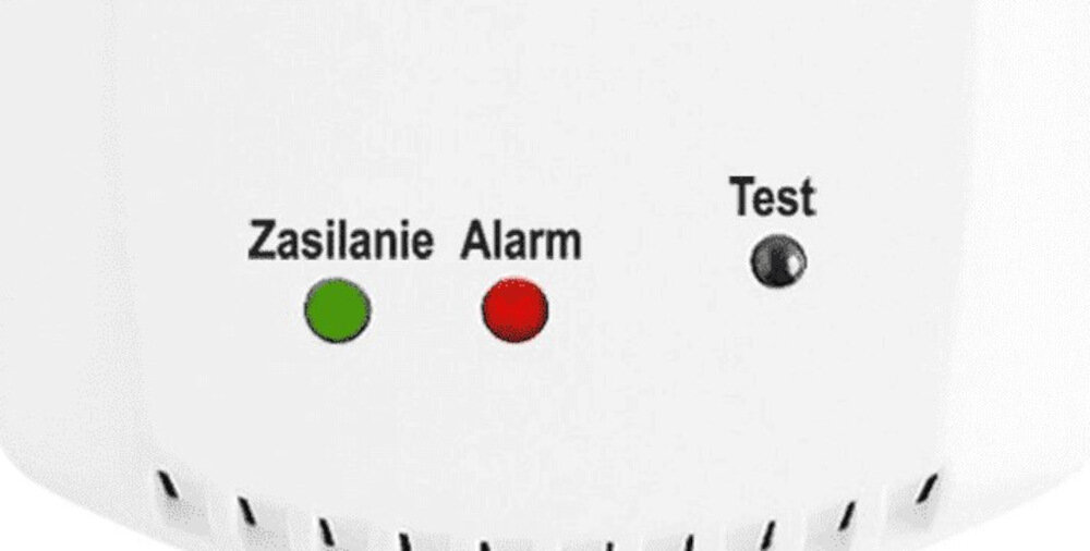 Czujnik gazu EURA GD-05A2 zaawansowana technologia wykonywania pomiarow dioda glosny alarm o sile 85 dB