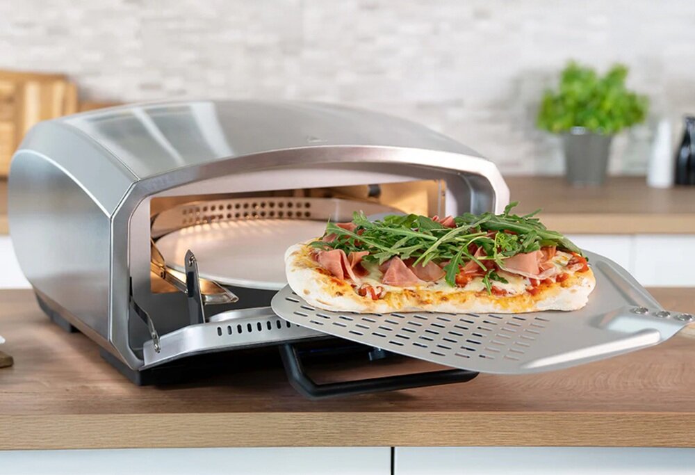 Piec do pizzy UNOLD Enzo 68916 dopasowanie parametrów, oddzielna regulacja grzałki góra i dół, dopasowane programy, automatyczne programy