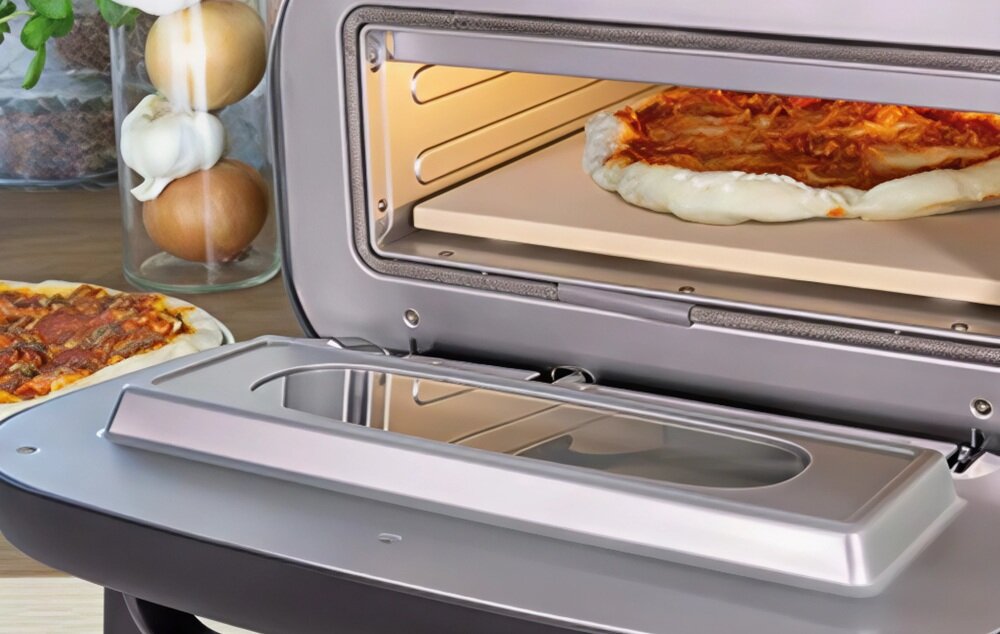 Piec do pizzy UNOLD Don Alfredo 68805 maksymalne bezpieczeństwo i wygląd, napę elektryczny, bez uzycia butli gazowej, skuteczna izolacja ciepła, ochrona przed oparzeniami